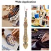 Retro Sewing Seam Rippers Professional Alloy Flower Engraved Craft Thread