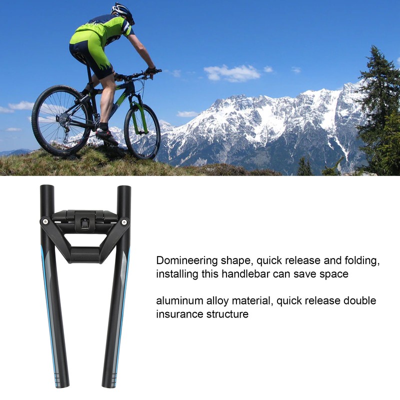620mm Bike Handlebar Aluminium Alloy Handlebar Modified Bike Folding Bar