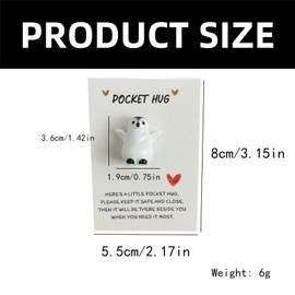 Pocket Penguin,Pocket Penguin Hug,A Little Pocket Penguin Hug,Penguin Gifts,Mini Animal Pocket Hug Decoration,Good Luck Gifts for Friends,Penguin Thinking of You Gifts,Cute Ornament for Birthday
