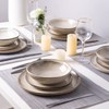 AmorArc Ceramic Plates Set of 6, 8.5 Inch Handmade Reactive
