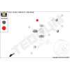 TEDGUM 00504086 Rear Suspension Plate (Upper; Lifting)