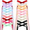 YUXIANLB 20 Pcs Silky Satin Hair Bows Set Elegant Bowknot