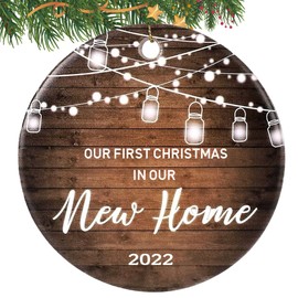 2022 New Home Christmas Ornament, Housewarming Gift, Our First Christmas in New Home Ornament, Olicard Christmas Tree Decoration, First Home Keepsake, New Home Gift, Moving House Gift
