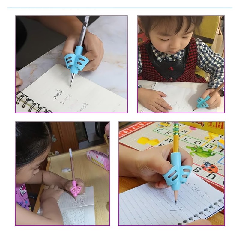 KDSSYFT Pencil Grips with 3-Stage Posture Correction, Pen Grips, Writing