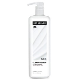 KERACOLOR Clenditioner Cleansing Conditioner Color Safe Prevents Fade - Replaces Your Shampoo, Keratin Infused, 33.8 Fl Oz