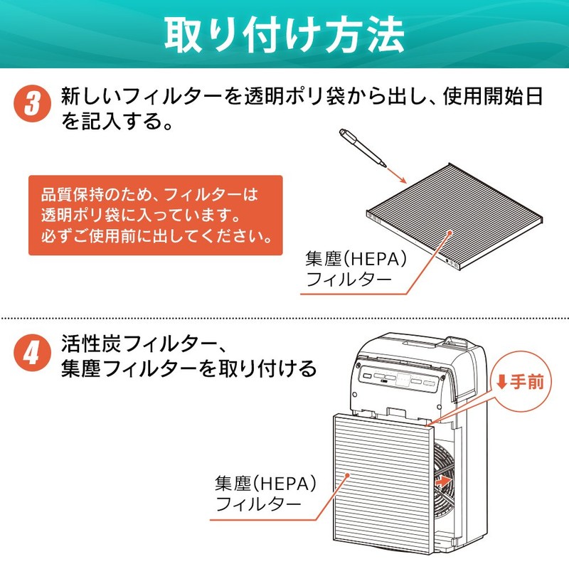 Iris Ohyama Humidification Air Purifier, Dust Bag Filter HXF – a25hf