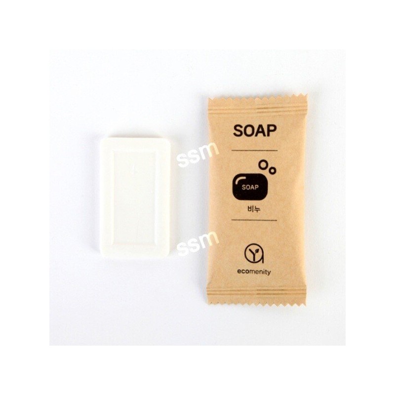에코메니티 일회용비누 부드러운향 10개입 여행 숙박업 Ecomenity Disposable Soap Soft