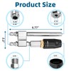 M5 Twist Nozzle for Pressure Washer Shooter Tip, Long Range