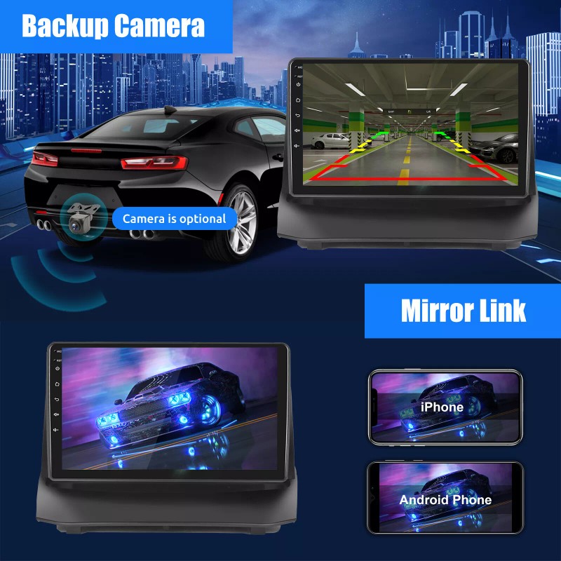 ESSGOO 9'' Android 13 Carplay For Ford Fiesta 2009-2016 Car