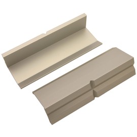 GSR Vice Protective Jaws | Protective Jaws for Vice | Width 100 mm | 2 Pieces | Aluminium | Magnetic