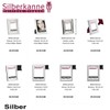 SILBERKANNE Key Ring with Football Chip 8.5 x 3.5 cm