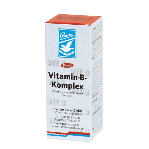 Backs Vitamin B Complex 100 ml - Metabolism, Feathering, Growth
