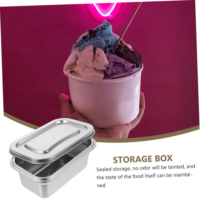 DOITOOL Reusable Ice Cream Storage Containers for Freezer with Lids