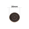 Trimming Shop Jeans Button Hammer on 20mm Brass Tack Fasteners