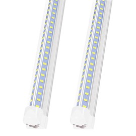 AQIQUUT LED Shop Lights,4FT Led Shop Light 6500k Daylight 50W 7000LM.4 Foot Led Shop Lights Clear Cover Integrated V-Shape,Led Shop Lights for Workshop 4ft,Warehouse Commercial Bay Lighting(2-Pack)