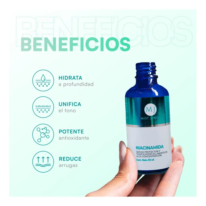 Serum Facial Niacinamida 5% Mist Jewel Clear 50ml