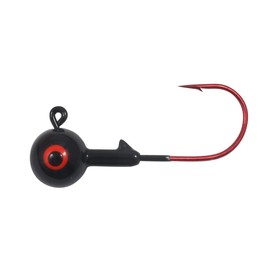 Northland Fishing Tackle Gum-Ball Jig for Panfish, Walleye, Bass, and Trout, Black, 1/32 Oz, 15/Card