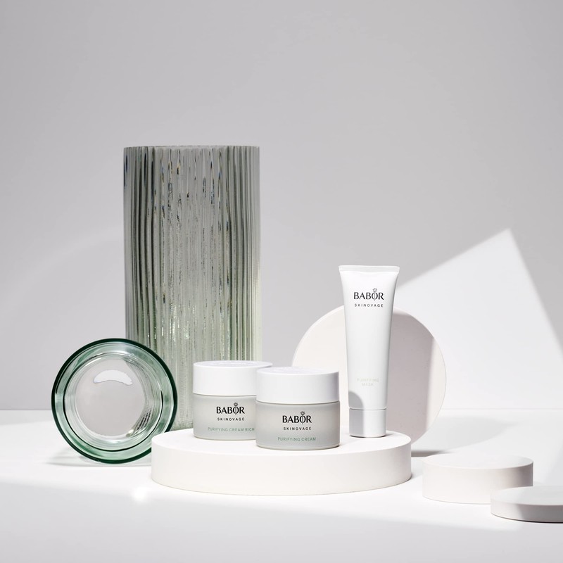 BABOR Skinovage Purifying Mask for Oily Blemished Skin, Mattifying, Clarifying