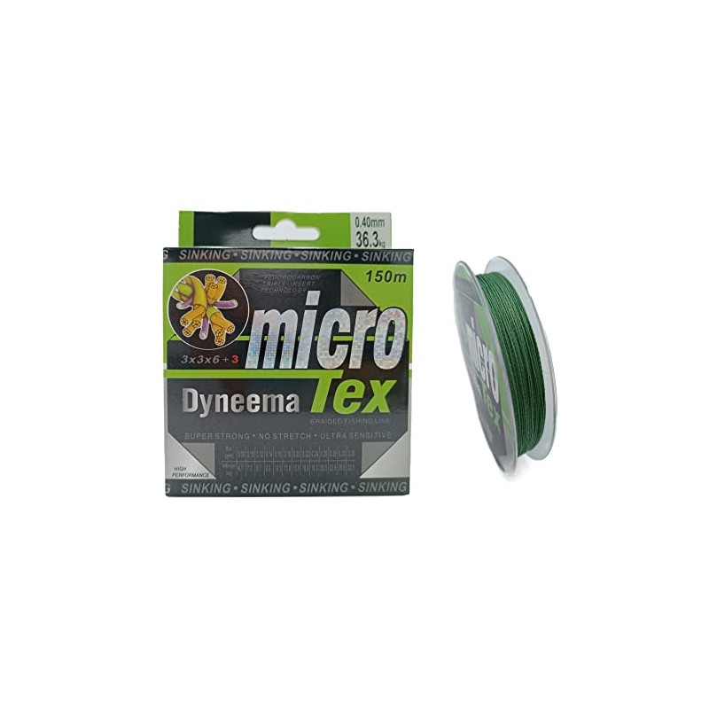 Dyneema Micro Tex Braided 150 m 0.14 mm