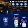Chsuiwe 2025 Upgraded Pool Chlorine Floater with Firework Light, Adjustable