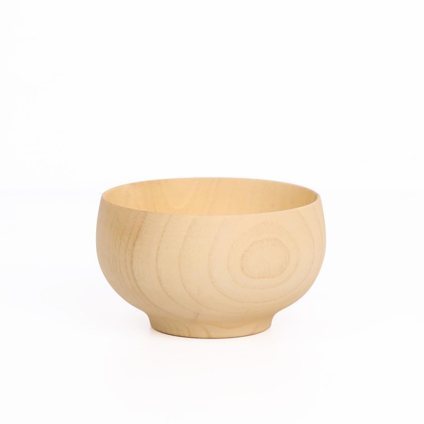 YOSHIKI Wooden Soup Bowl, Dishwasher Safe, Natural Wood, Solid Wood,