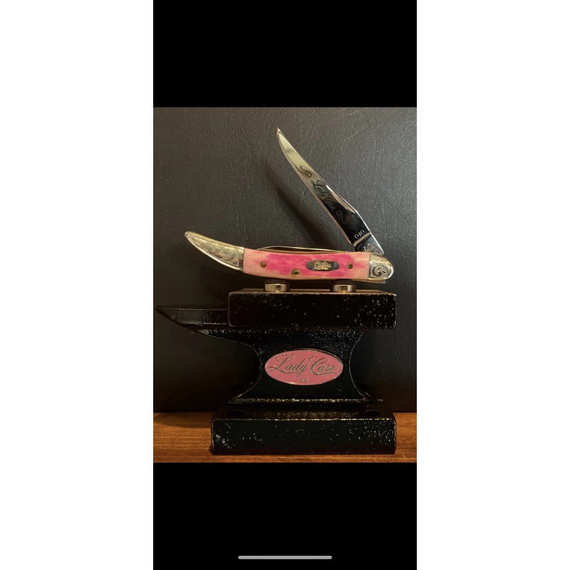 Case XX Lady Case Display Anvil. Amazing Looking Anvil.Knife Not