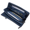 Umbro Men's and Women's Bifold Wallet with Round Zipper, Nylon,