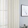 Juego de 2 cortinas transparentes beige de 63 pulgadas de