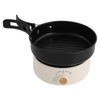 WOHAIPA Portable Mini Folding Handle Electric Hot Pot Lamian Noodles