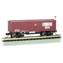 Bachmann Trains - Old-TIME Box CAR - B&O® - N Scale,Silver