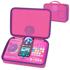 DJ Mixer Bag for VTech KidiStar DJ Mixer, Kidi DJ Mix, (Not Included Kids Music Toy DJ Mixer) - Case Only (Pink)