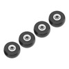 4PCS Suitcase Replacement Wheel PVC and Aluminum Alloy Silent Travel