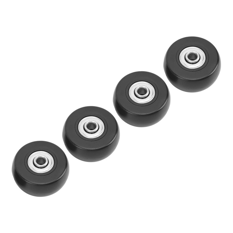 4PCS Suitcase Replacement Wheel PVC and Aluminum Alloy Silent Travel