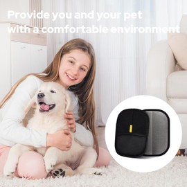 Pet Hair Removal Gloves, Upgraded Multi-Function Cat and Dog Hair Remover, Washable and Reusable, Pet Hair Remover for Sofa, Clothes, Carpet, Car Seats (2 PCS)