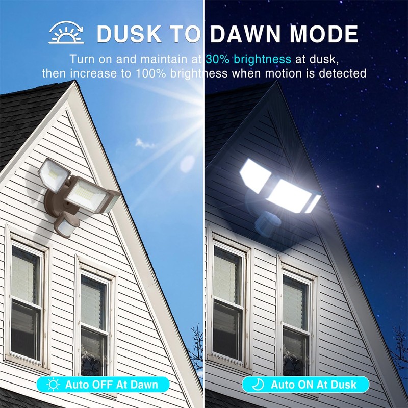 Abovizo 85W LED Security Lights Motion Sensor Light Outdoor, 8500LM