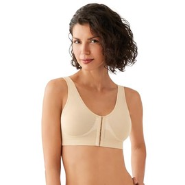 Wacoal Women's B-Smooth Front Close Bralette, Sand, 42