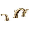 Builders 8 in. Widespread 2-Handle High-Arc Bathroom Faucet in Polished