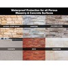Brick, Stone & Concrete Sealer - Transparent Waterproof Masonry Sealer