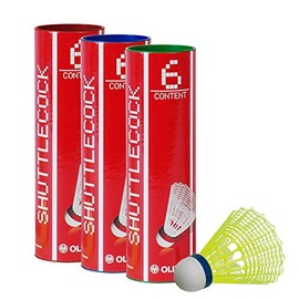 Oliver Pro-Tec 5 - yellow / blue shuttlecocks