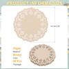 sourcing map 50pcs Paper Doilies, 3.5 Inch Lace Paper Doilies,