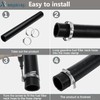 2" ID Gasoline Fuel Filler Neck Hose with 4 Clamps