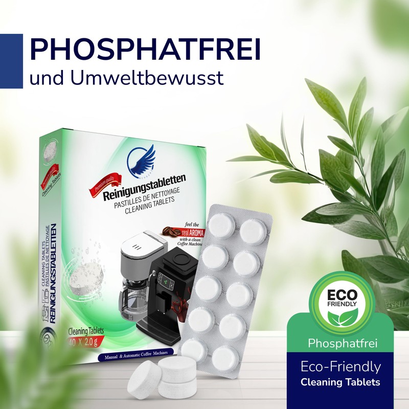 Cleaning Tablets for Fully Automatic Coffee Machines - Compatible and