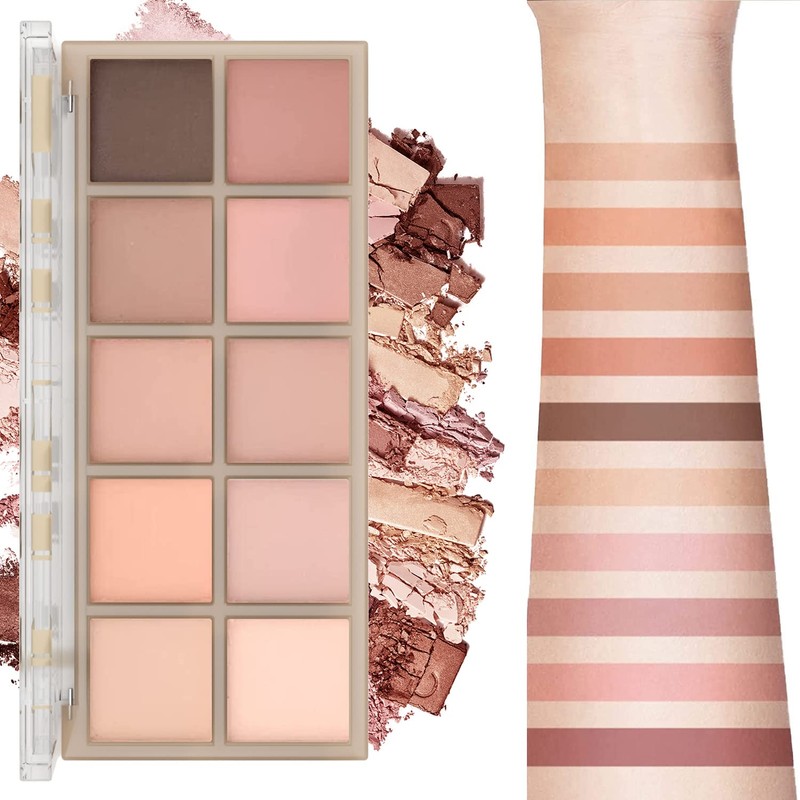 10 Colors Eyeshadow Palette Matte Naked Eye Shadow Makeup,High Pigmented,