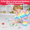 Torlam Phonics Puzzle, Rhyming Games Phonics Games Flash Cards for