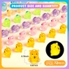 36PCS Luminous Mini Resin Capybara Miniature Capybara Figurines Glow in
