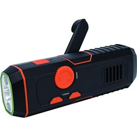 Macross MEA-24 Hand Crank Charging Radio, Flashlight, Smartphone Charging, Siren, Disaster, Emergency, Outdoor, Camping, Leisure, Compact, Multi-Dynamo Radio,