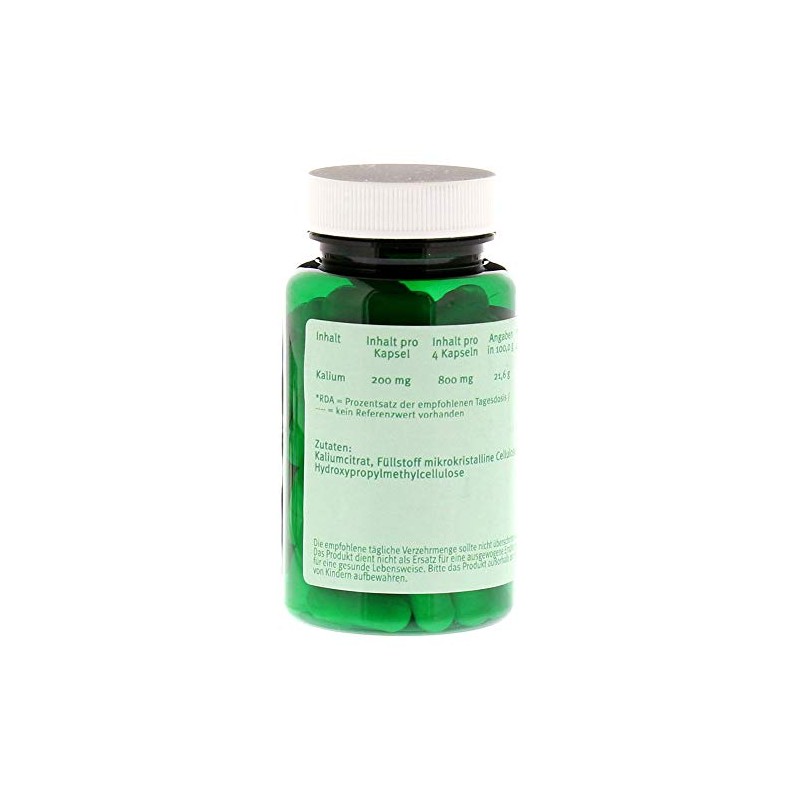 11 A Nutritheke GmbH Potassium 200 mg Bottle Contents 60