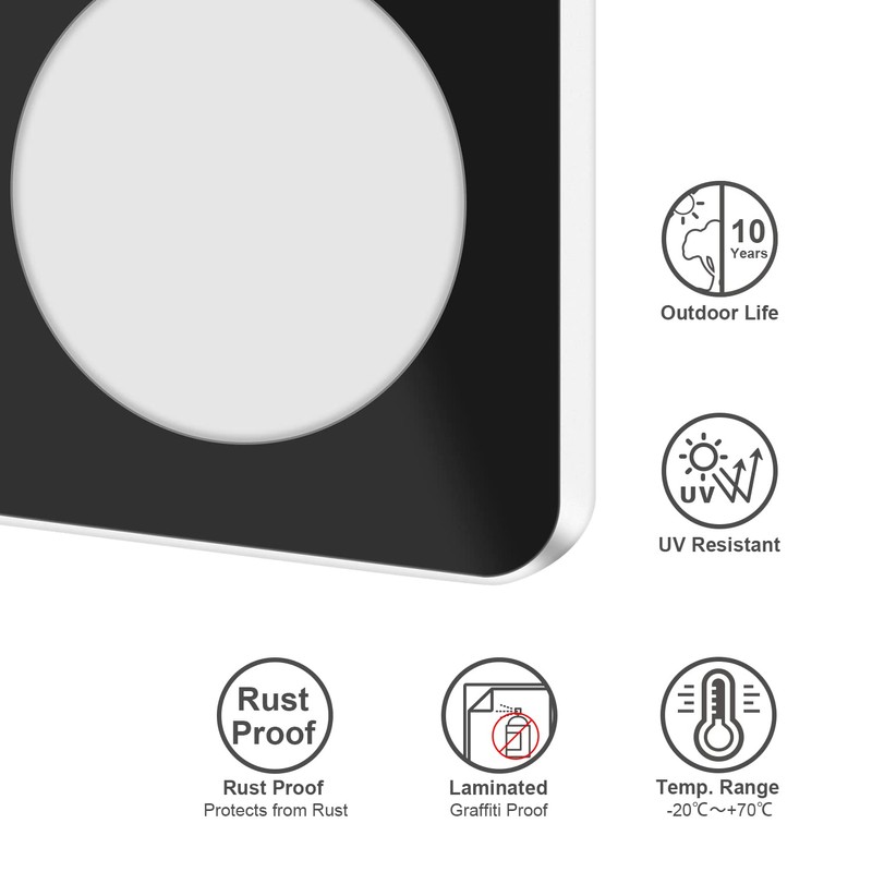 BBMI Remote Control Traffic Light, Red Yellow Green LED Wall