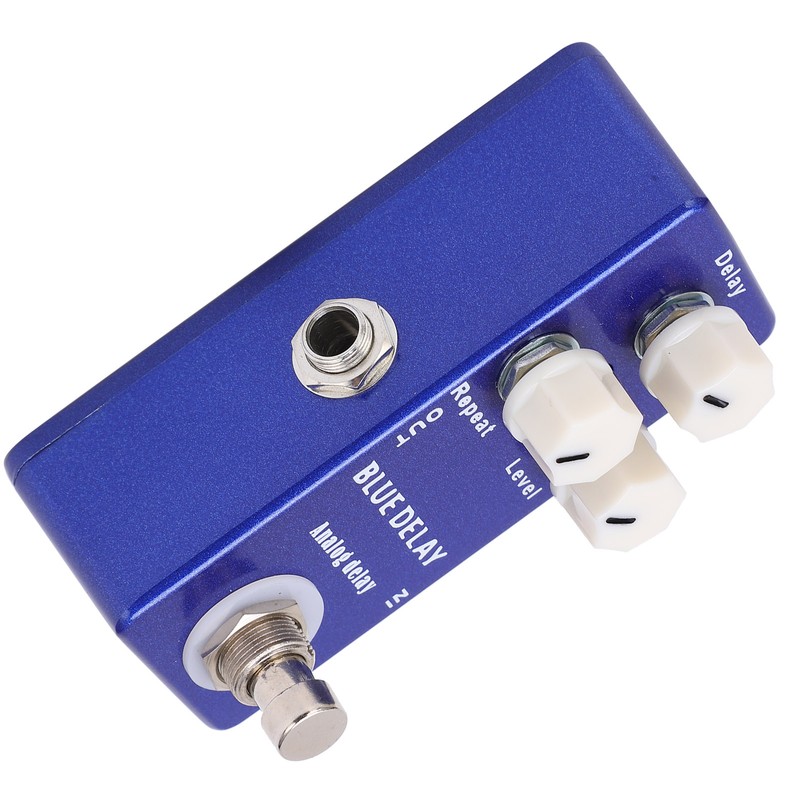 Guitar Effect Pedal Mini Blue Delay Analogue True Bypass Adjustable
