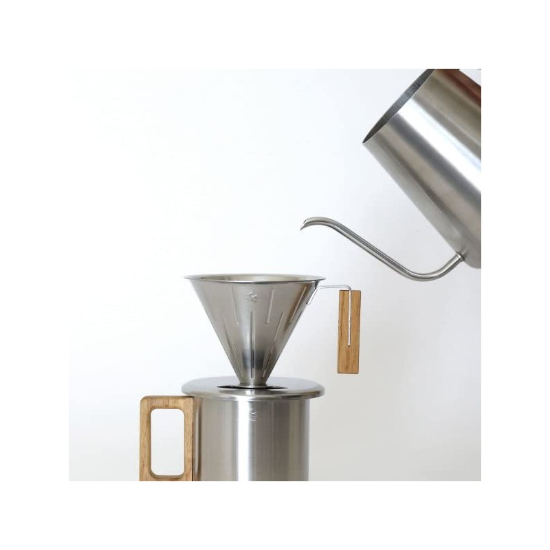 GLOCAL STANDARD PRODUCTS TSUBAME M&W Dripper 2.0 / SUS Silver